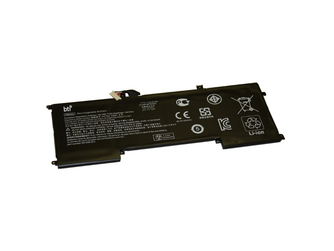 Bateria de substituição para Hp Envy 13 Ad100 Substituindo números de peça OEM Ab06xl 921438 855 921408 2c1 // 7,7 V 6962 mAh 54 WHR BTI