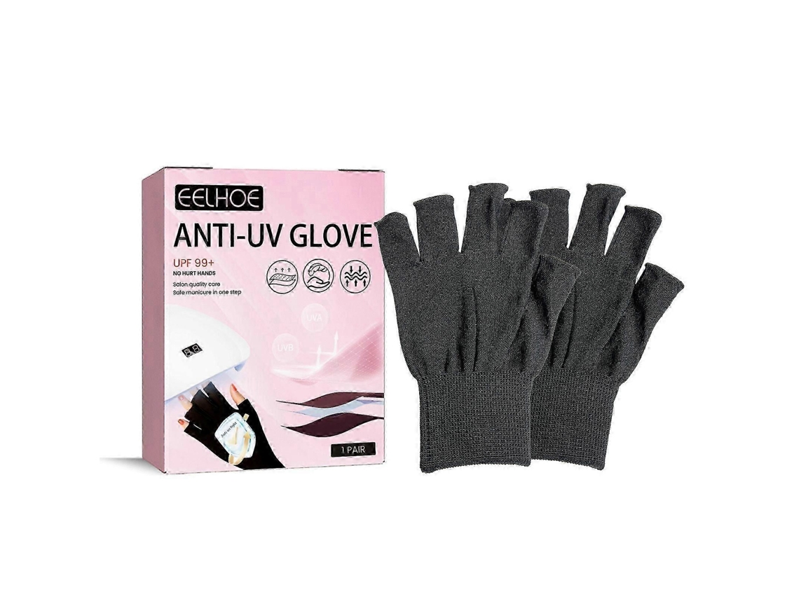 Luva Anti uv, Lâmpada de Cozimento Mão Anti bronzeada Luvas Bloqueio para Iluminação Unhas GOKOCO