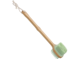 Escova De Silicone Para As Costas Com Cabo Longo, Escova Esfoliante Corporal Para Uso No Banho