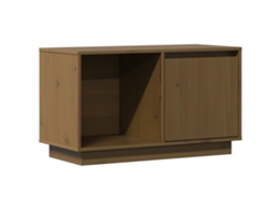 Móvel Tv Madeira by Pinho Maciça Castanho Mel MAISON EXCLUSIVE (74x35x44 cm)