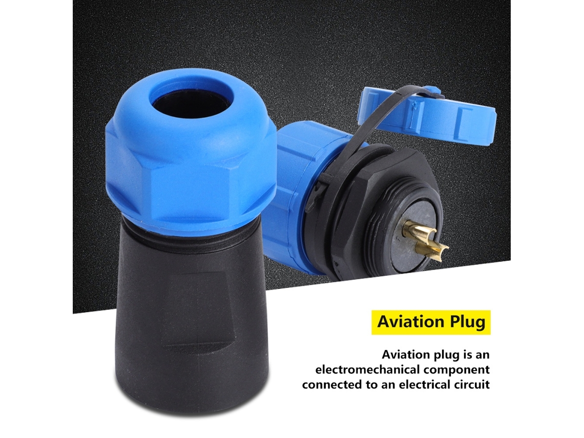 Conector De Plugue E Tomada Aviation Em Plástico Impermeável Ip68 Laxiscreed Para Aplicações Seguras
