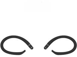 Conjunto De 2 Ganchos Auriculares Silicone Para Samsung Galaxy Buds 4pro 4, Acessórios Macios, Confortáveis E