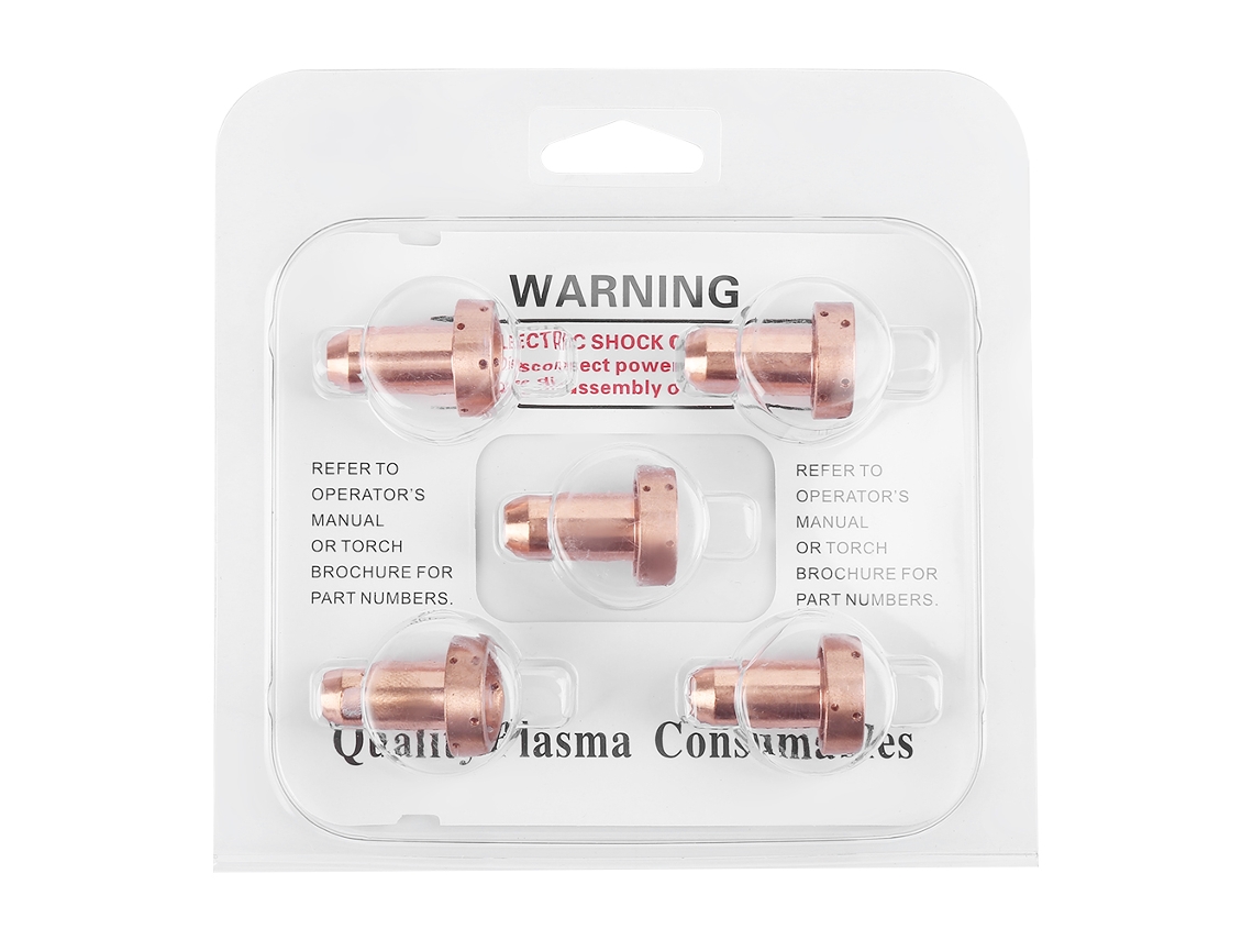 5 Peças De Bicos De Corte Plasma 100a 9-8212 Para Soplete De Corte Sl60-100 Consumíveis