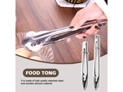 2 Peças Pinças De Cozinha De Aço Inoxidável Para Servir Alimentos, Grelha, Pinças Multiuso Para Cozinhar SUNNY SPACES