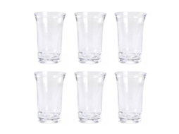 Conjunto 6 Copo Shot 35ml Base Pesada Whiskey