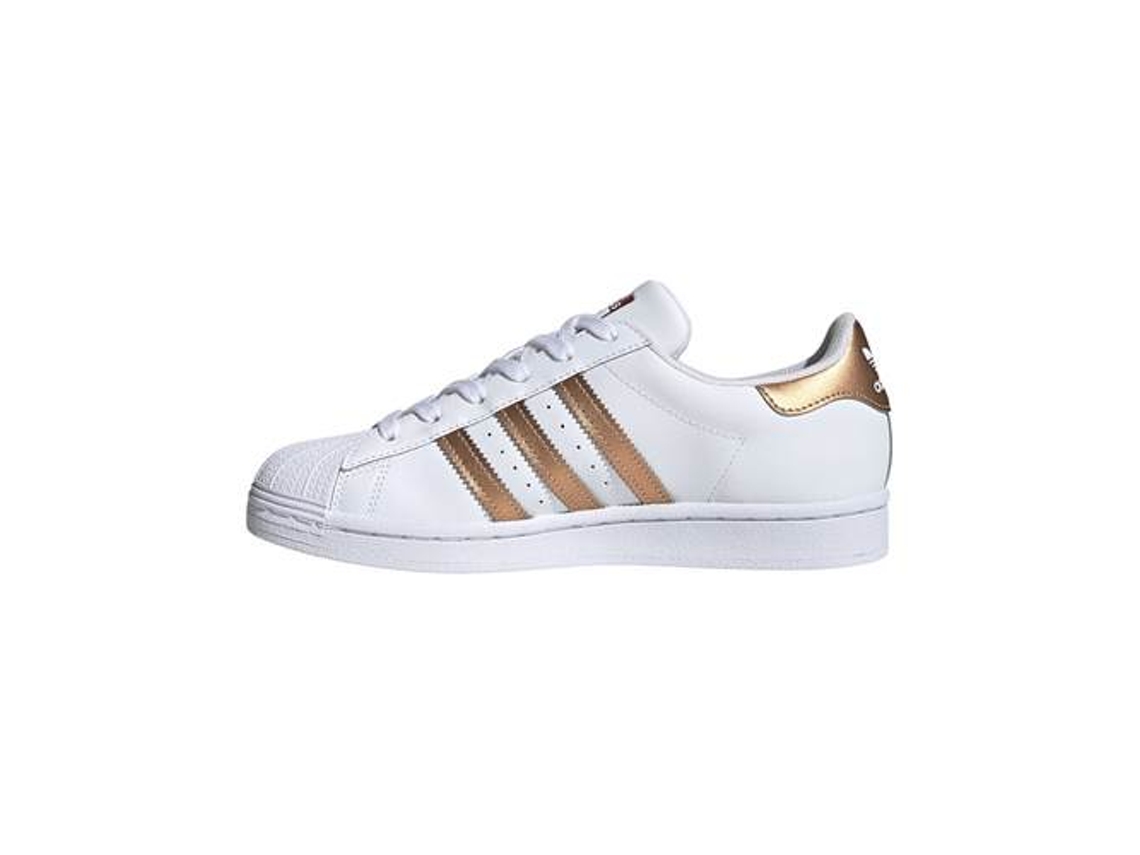 T nis ADIDAS Superstar W Mulher Branco Couro Natural 40 6