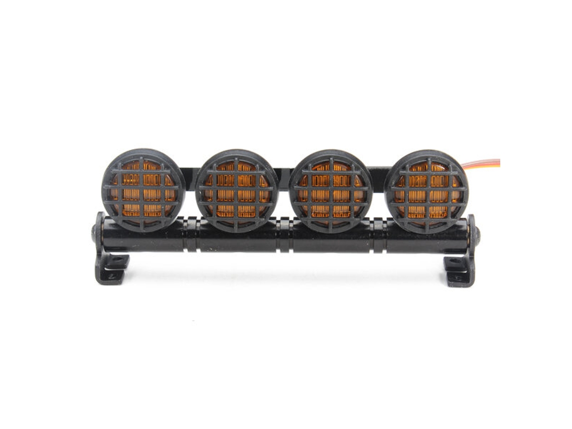 Estrutura Em Liga De Alumínio Com Luz Led Austar Para Peças De Automóvel Rc Cc01/d90/scx10/4wd