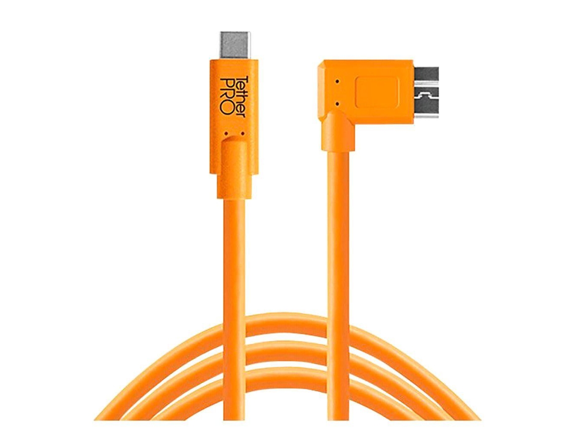 Tether Tools Usb-C To 3.0 Micro-B Right Angle 4.60 M