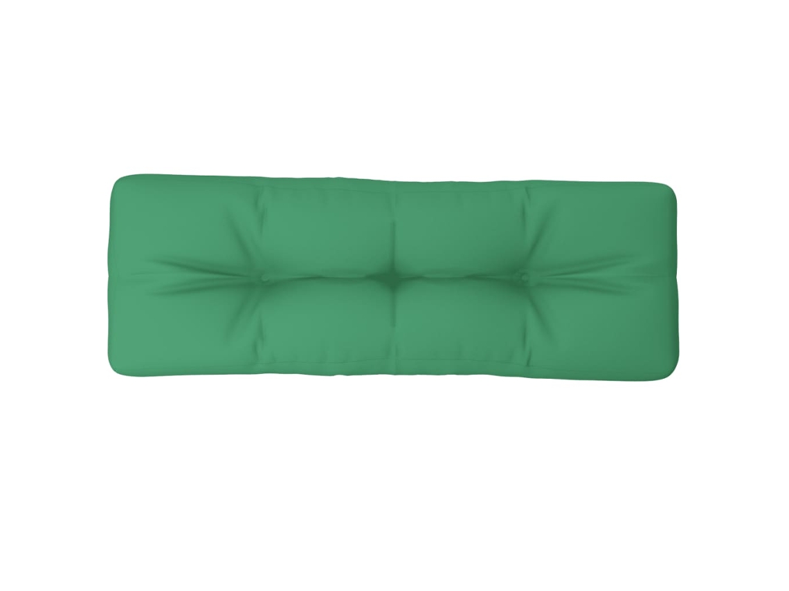 Pallet Cushion, Pallet Cushions Vidaxl Verde Tecido (120 X 40 X 12 Cm)