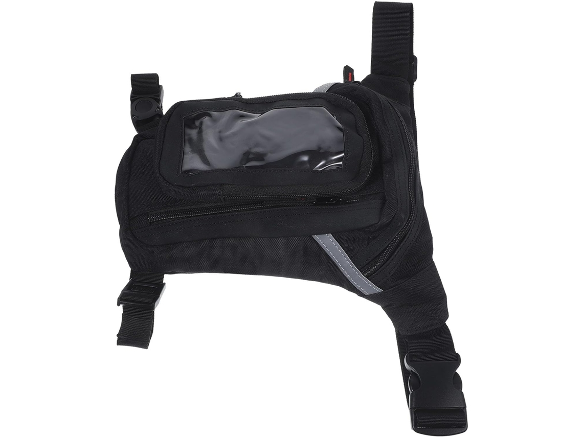 Bolsa de perna multifuncional impermeável em nylon Oxford 1680D, com capacidade de 1 litro.