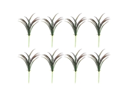 Conjunto De 8 Buquês De Narcisos Artificiais Realistas E De Baixo Manutenção Simulados Com Trabalho Fino Marrão Claro