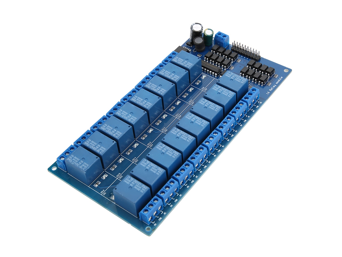 Laxiscreed Controlador Rs485 De 16 Canais, Módulo Rtu E Controlo De Switches Io