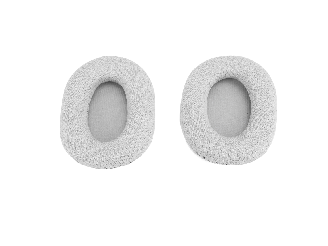 Oreleiras De Reposição De Espuma De Memória Para Headset Gamer Sem Fio Barracuda X Cinza