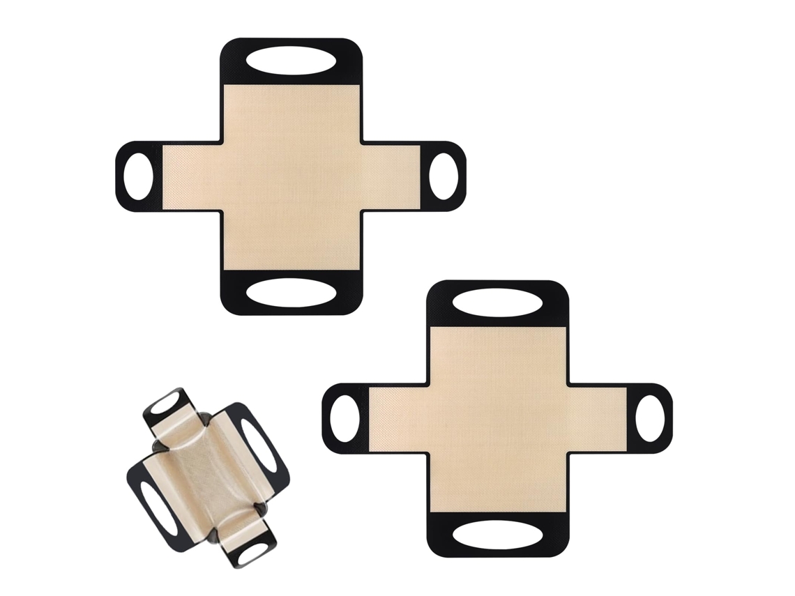 Tapete De Silicone Para Forma De Bolo 9,5 X 5 Polegadas, 2 Unidades