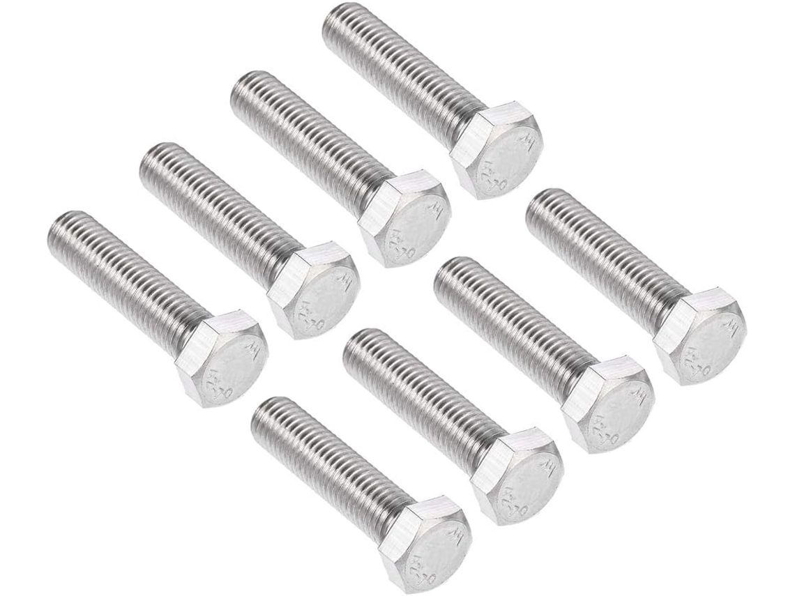 Parafuso Sextavado Xywhpgv M12 M12-1,75 X 50 Mm Em Aço Inoxidável