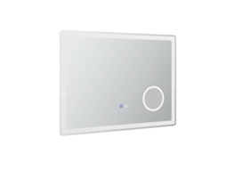 Espelho Banheiro Led 3x Touchscreen 80x60cm Antiembaçante VELTRIX