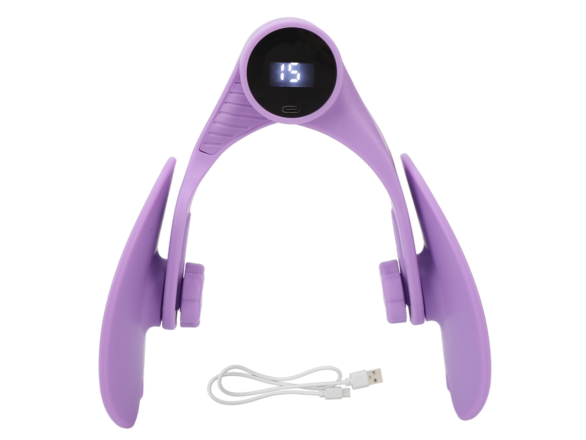 Exercitador De Coxa Em Formato Triangular Com Massagem E Rotação 360° Para Exercícios De Perna E Mão