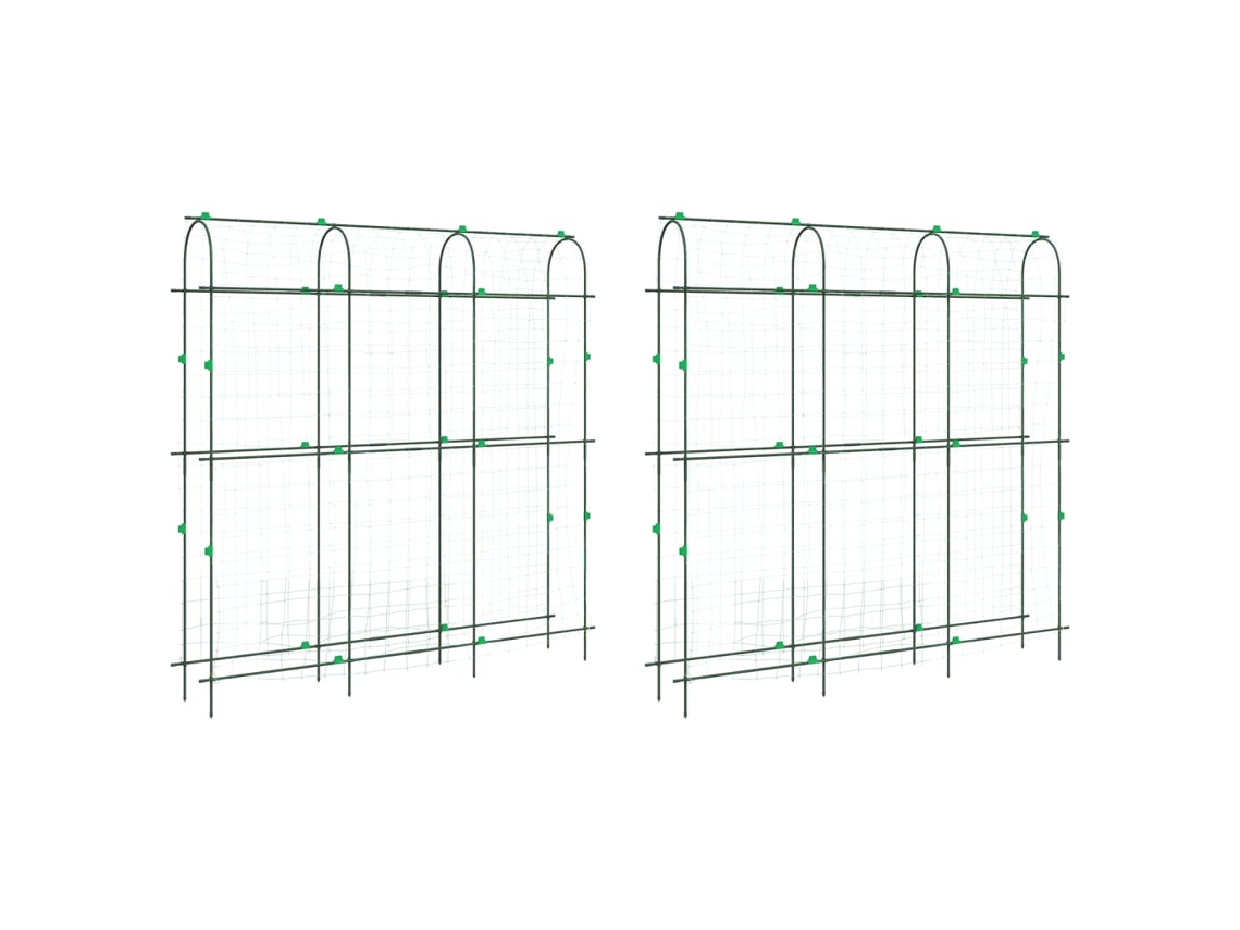 Garden Trellis, Garden Trellises Vidaxl Verde Aço (n/a)