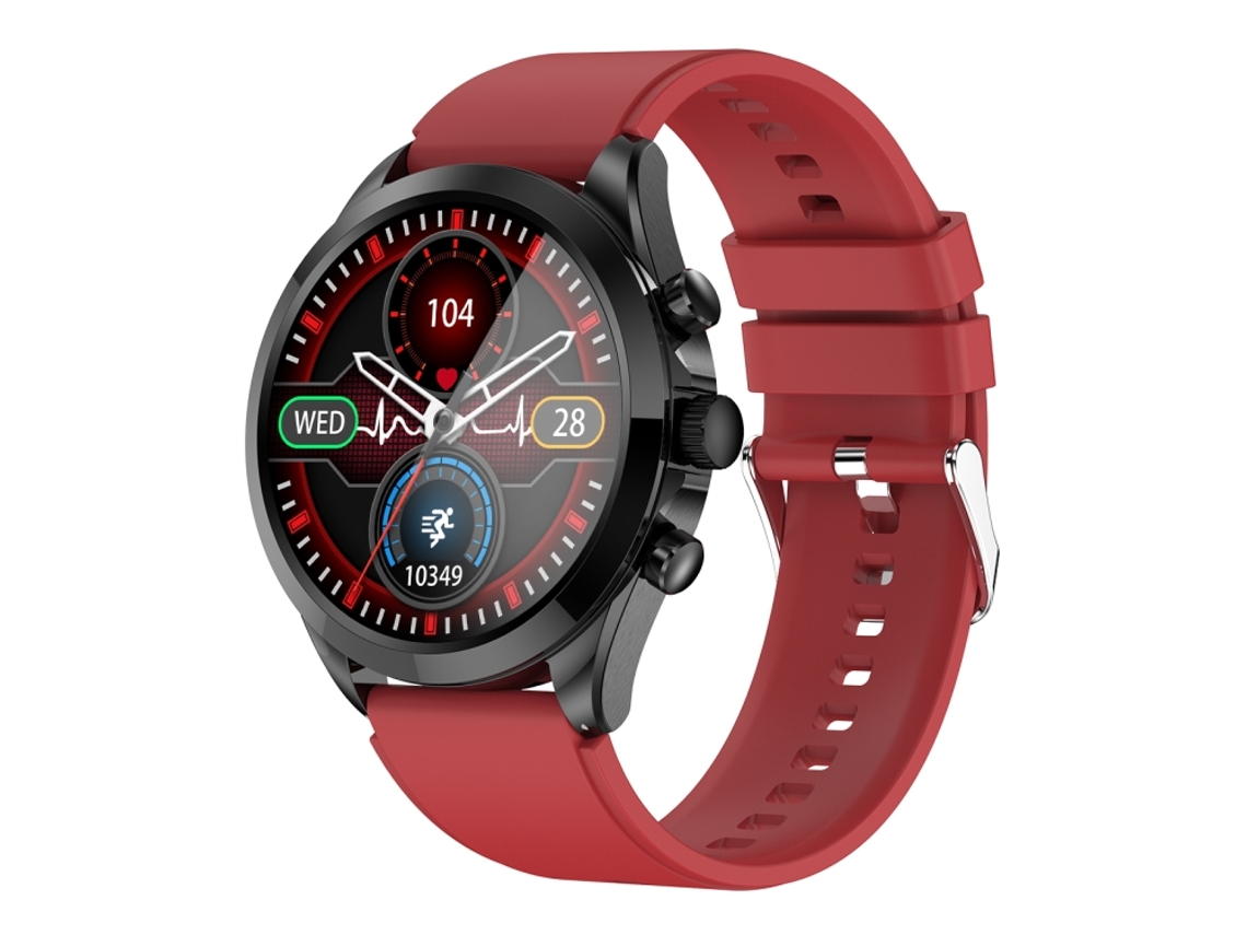 (vermelho)1, 39 Polegadas Tela Colorida Inteligente Pulseira De Silicone Para Apoiar O Coração/pressão Arterial/oxigênio Do Sangue