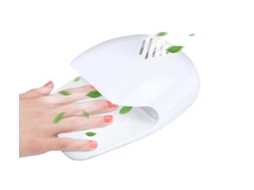 Secador De Unhas, Portátil, Alimentado Por Bateria, Adequado Para Esmaltes Comuns - Branco