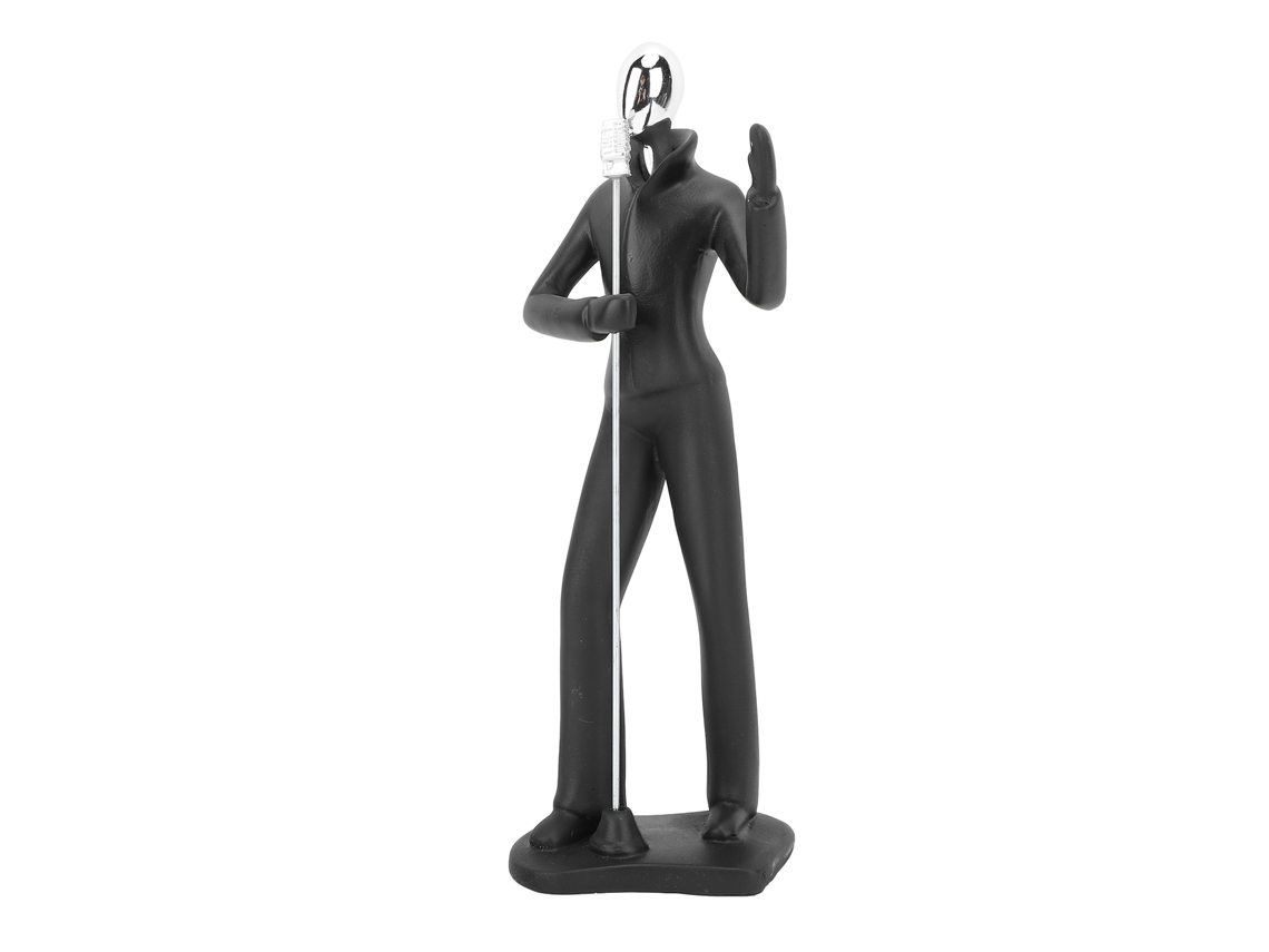 Estátua Decorativa Músico Resina S/MARCA