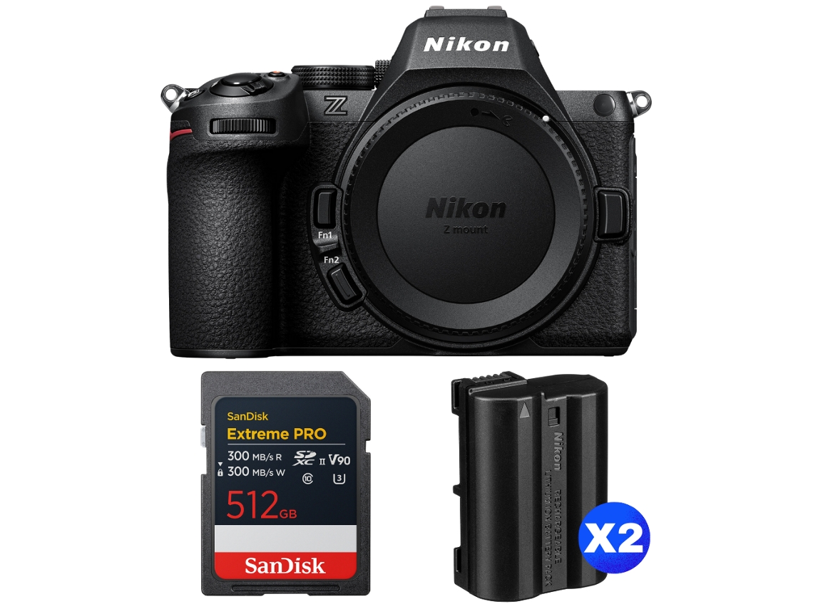 Z5 Ii + 1 Sandisk 512gb Extreme Pro Uhs ii Sdxc + 2 Nikon En el15c + Ebook “20 Dicas para Fotos Que Impressionam” NIKON