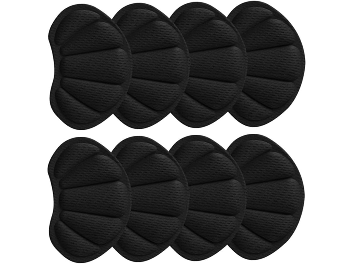 Conjunto De 4 Pares Protetores Calcanhar Antiderrapantes E Respiráveis Para Sapatos Salto Alto Rasteirinhas, Previnem