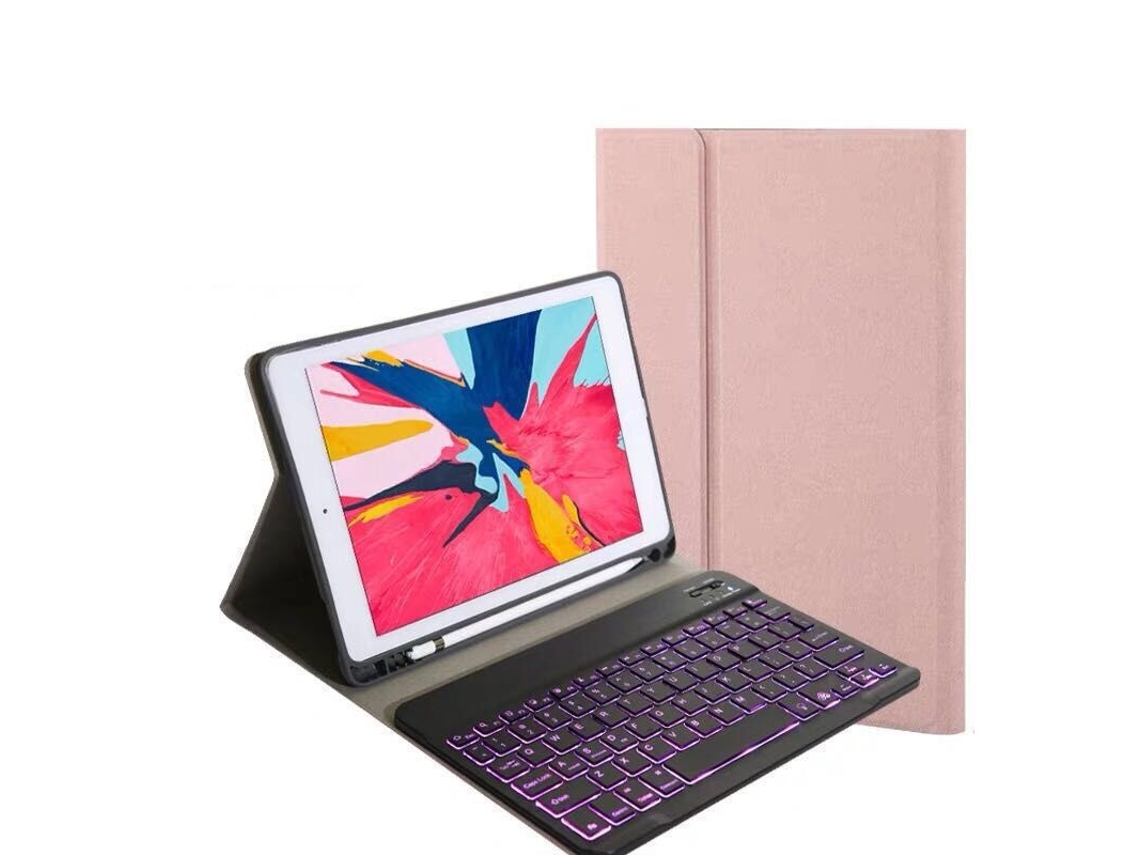 Capa de Teclado Bluetooth para Ipad Pro 12.9 com Retroiluminação XIAOMOYU