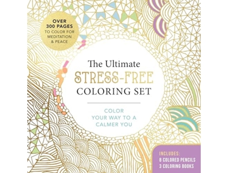 Livro The Ultimate Stress-Free Coloring Set de Editors of Chartwell Books (Inglês)