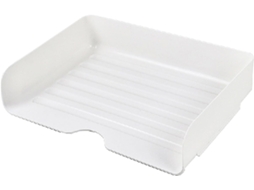 Bandeja Modular Para Papéis - Organizador De Arquivos De Mesa Empilhável - Otimiza O Espaço Para Armazenar Documentos.