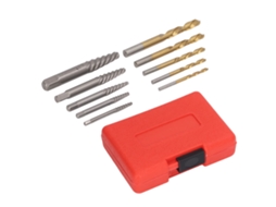 Set De 10 Extractores De Parafusos E Porcas, Brocas De Perfuração Esquerda Para Remover Parafusos Danificados