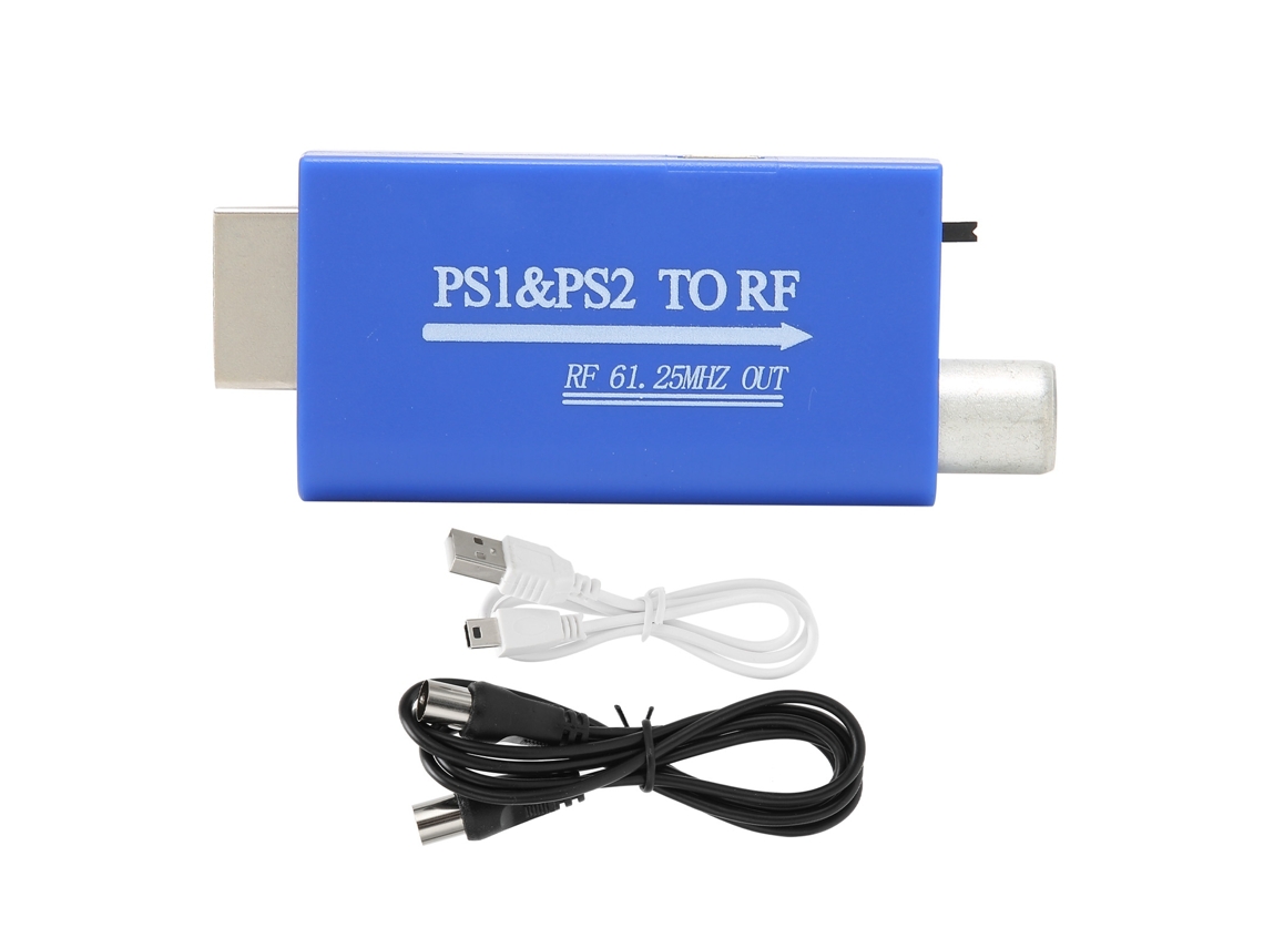 Adaptador Ps1/2 para Rf Conversor de Sinal Tv para Box Tv/box de Rede/controle de Jogo