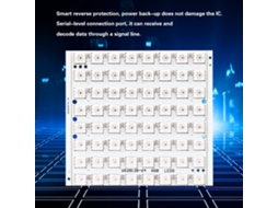 Laxiscreed Placa De Desenvolvimento Led Rgb Com Suporte A Cores Completas E Processador De 64 Bits