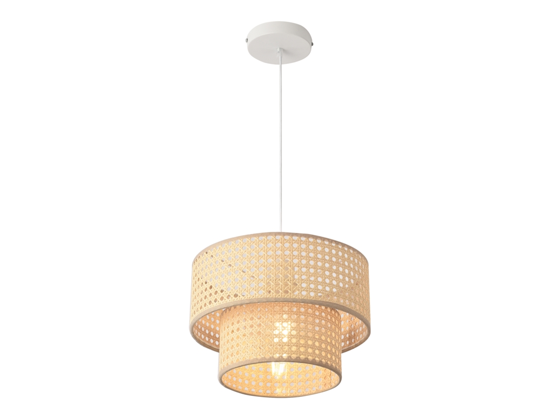 Abajur Ascot Dobe 1Xe27 Ø30Cm Rattan / Brancolux.Pro