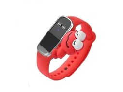 Pulseira repelente de mosquitos ultrassônica, pulso inteligente que afasta os mosquitos.