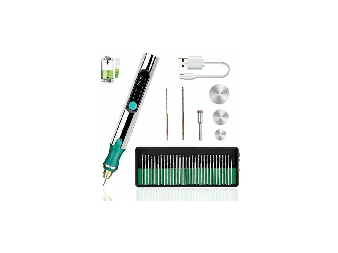 Mini Caneta De Gravação Elétrica, Ferramenta Rotativa Sem Fio Slowmoose