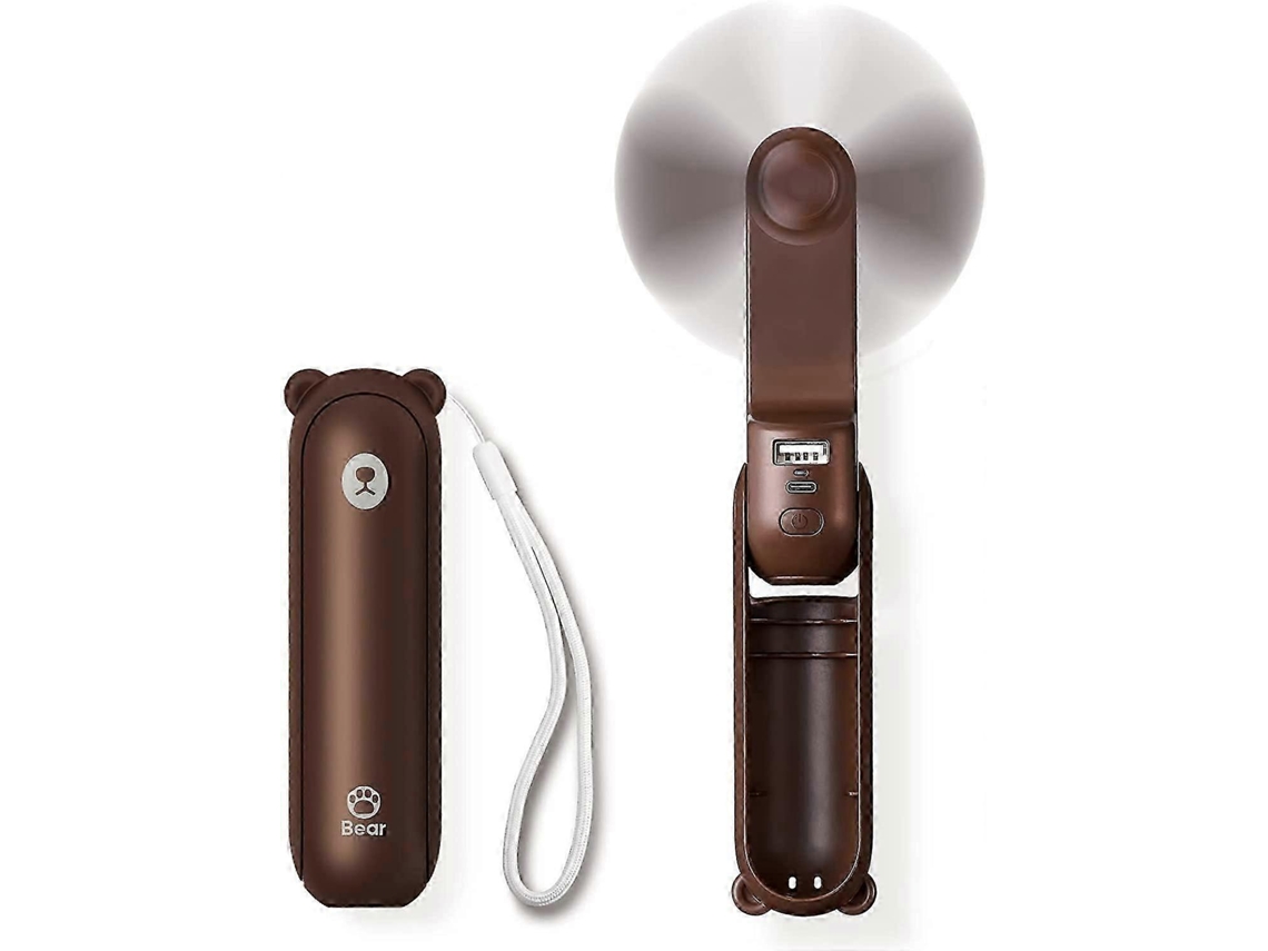 Ventilador Portátil Recarregável Usb 3 Em 1 Com Banco De Energia Para Viagens E Escritório Olysi Shop