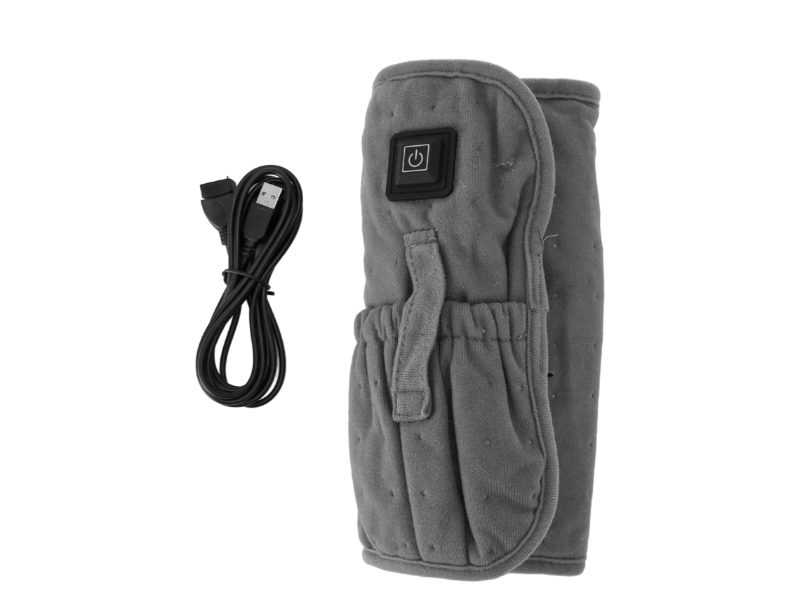 Calefactor Lombar Eléctrico Usb, Capa Calefactora Para Espalda Y Cintura Portátil Com Correia Ajustável