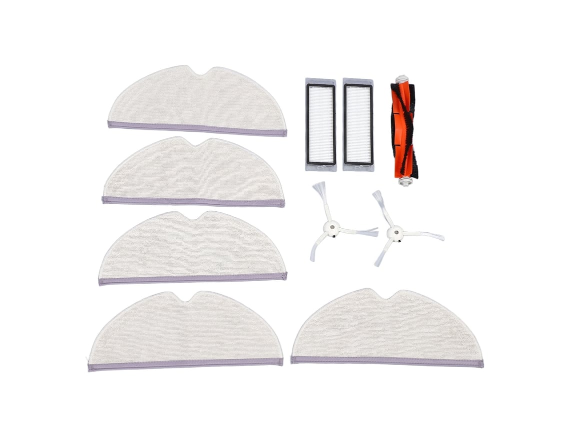 Kit de acessórios para robô aspirador com filtros escovas laterais toalhas de mop e escova principal compatível com s50 s51 | S/MARCA