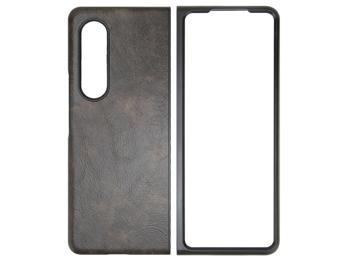 Capa LAXISCREED Samsung Galaxy Z Fold Couro Resistente a Riscos