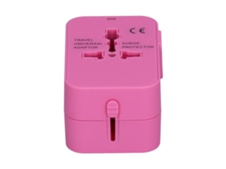 Laxiscreed Adaptador De Viagem Mundial Com Carregador Dual Usb Para Portugal E Outros Países