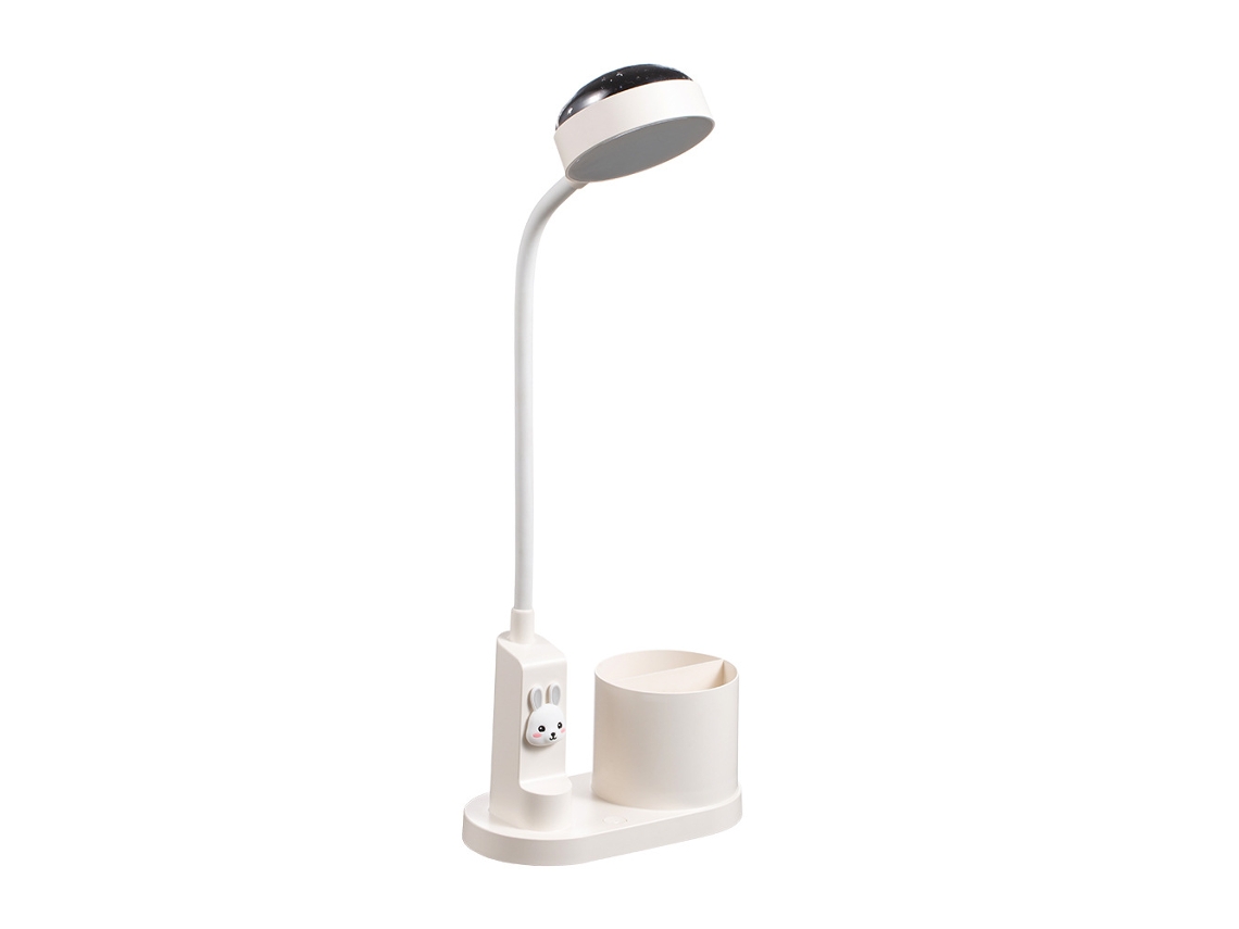 Lâmpada De Mesa Led Para Leitura, Suporte Para Caneta De Lâmpada De Projeção Multifuncional Recarregável Por Usb, Acessórios Para Mesa