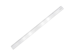 Régua Graphit 1 bisel borda anti-manchas 60 cm Incolor