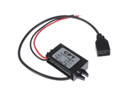 1 Adaptador De Alimentação Usb Com Redutor Tensão Dc/dc 12v Para 5v