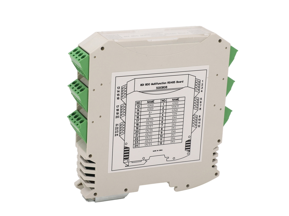 Módulo Io Rs485 8di 8do Com Isolamento Óptico, Placa De Controle Industrial, Dc 7‑25v