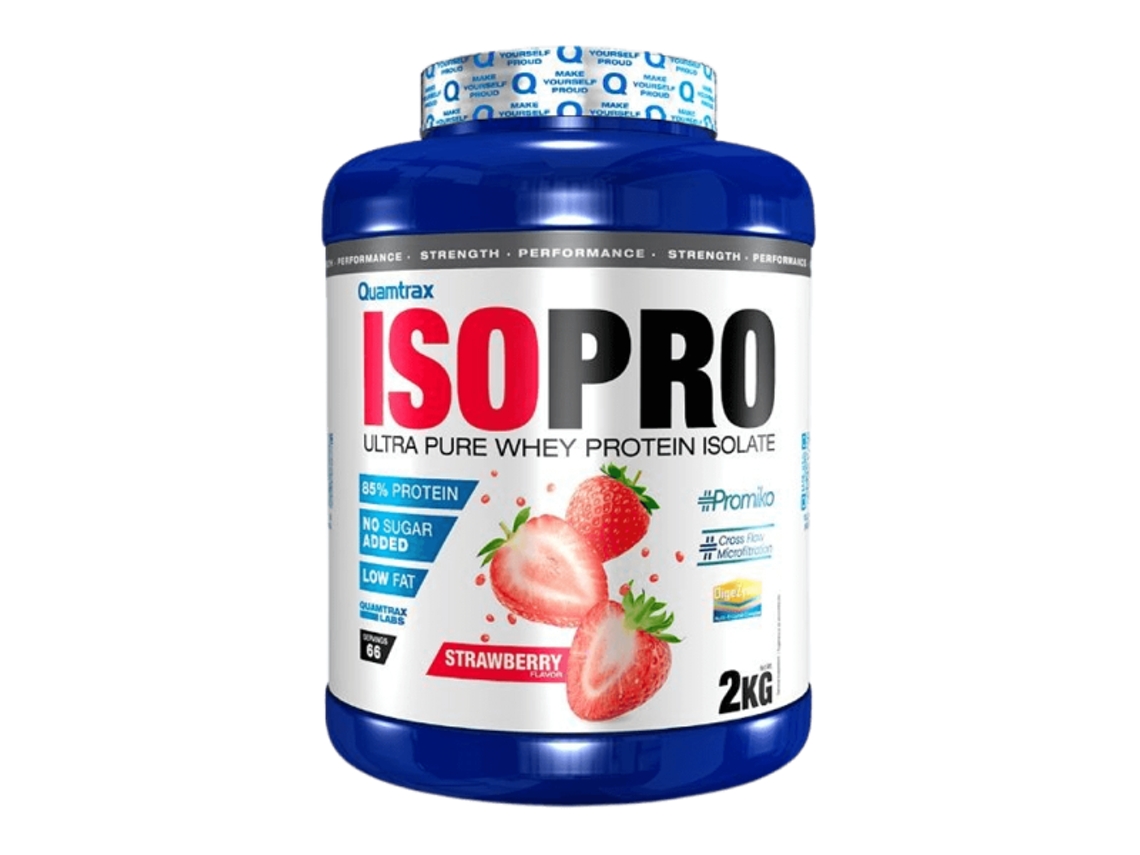 Isopro 2kg Morango da QUAMTRAX