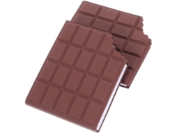 Lote De 2 Blocos-notas Perfumados Em Forma De Chocolate Com Papel Adesivo Resistente, Memorando De Bolsa Para