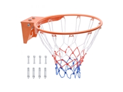 Cesta de basquete Tekmaquinas de 18 polegadas com rede de nylon e suporte universal