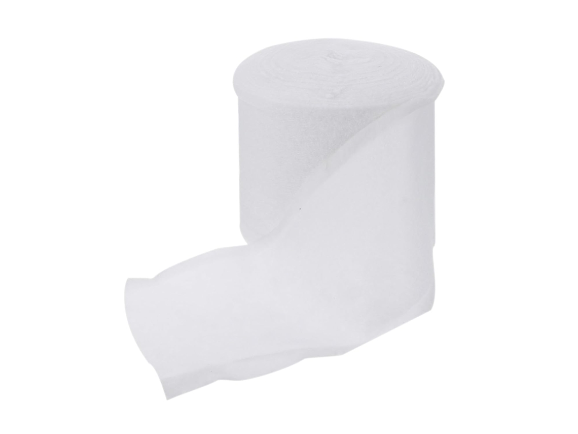Rolo de algodão umectante para flores, material branco para floristas, retém água, adequado para uso em arranjos florais.