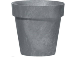 Vaso PROSPERPLAST Cube Beton Efect (Cinzento - 17 x 15cm)